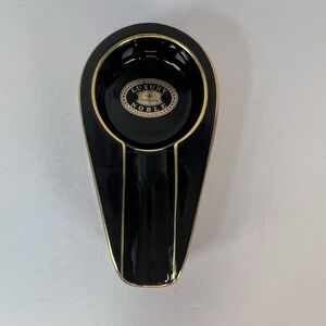 roygra Cigar Ashtray Ceramic Portable Travel Ash Tray, Smoking Accessories Black